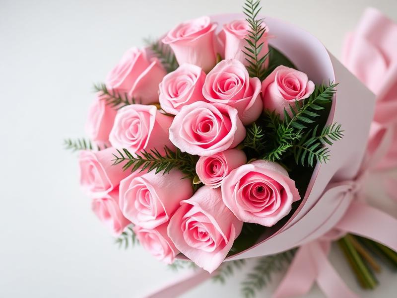 Pink rose gift arrangement